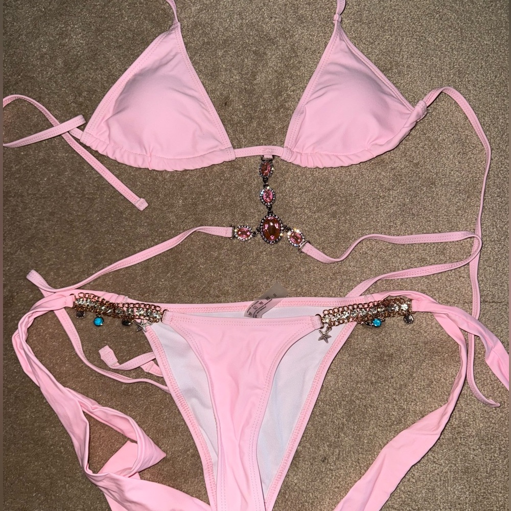 Pink bikini